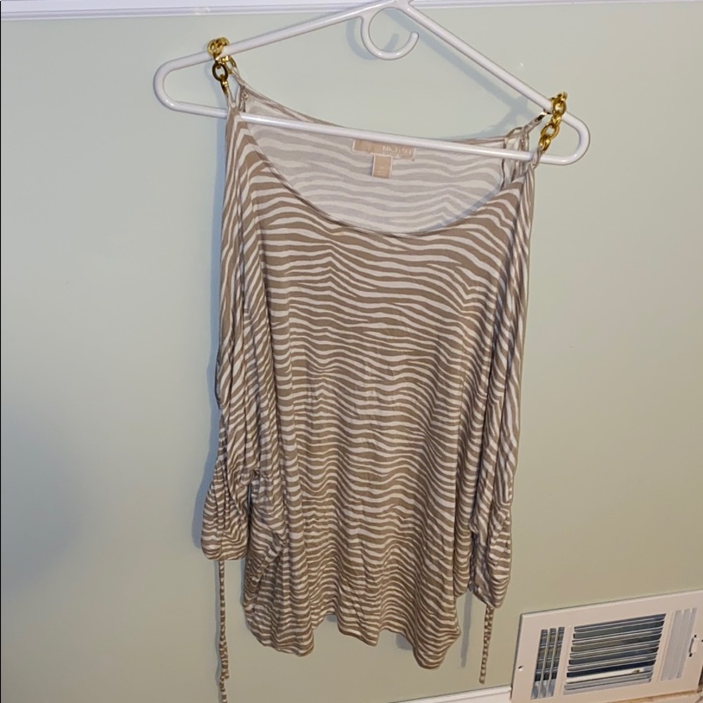 Michael Kors long off the shoulder chain tank top